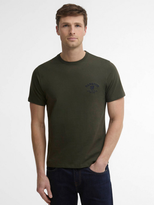 T-shirt Tartan Crest Tailored FW26 Barbour