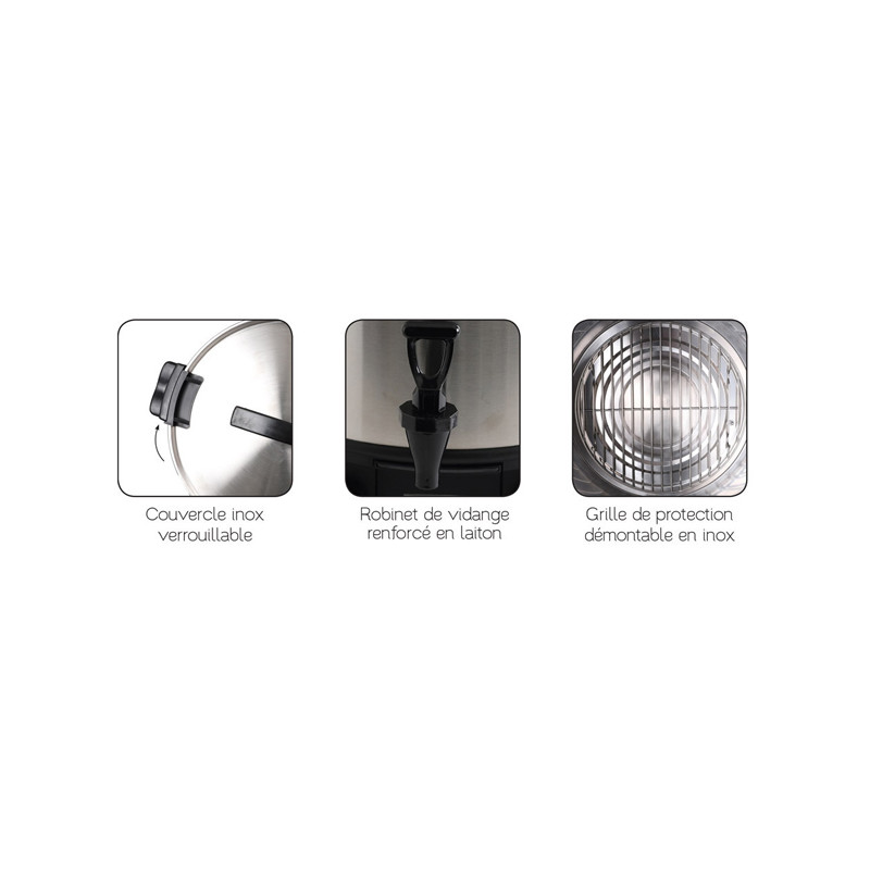 Stérilisateur inox 30L Le Pratique