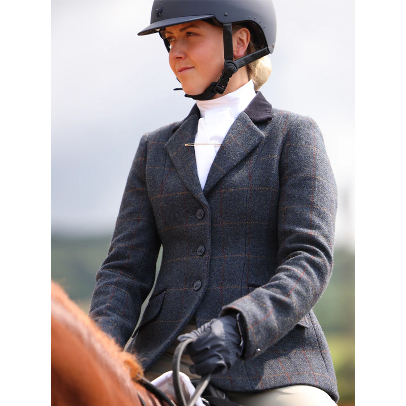 Veste d'équitation en tweed Saratoga