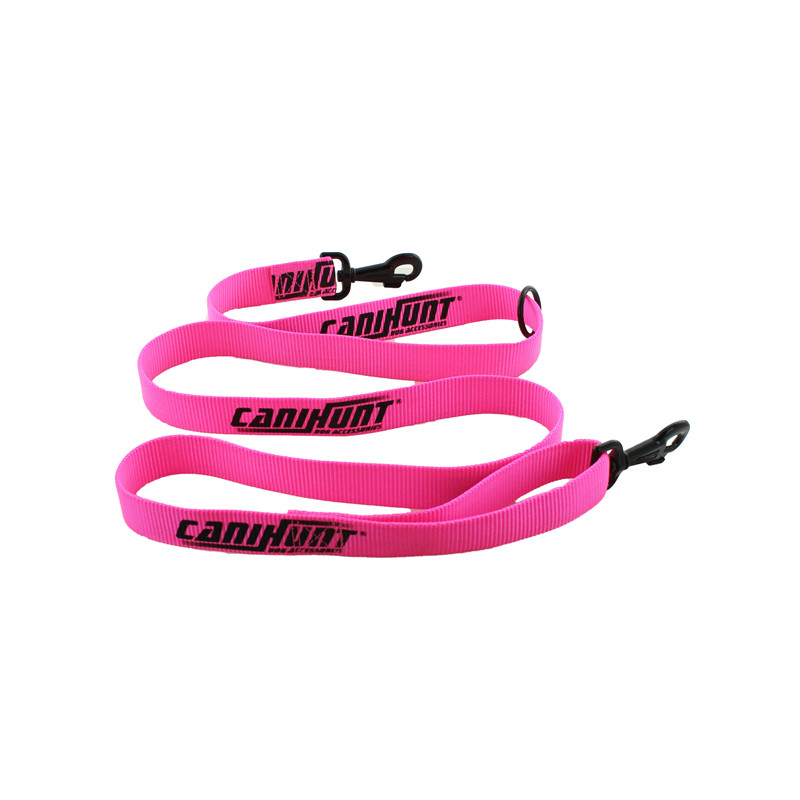 Laisse plate Hunter 3x0.3x180cm 2 mousquetons CaniHunt