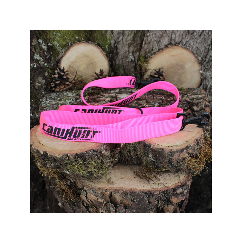 Laisse plate Hunter 3x0.3x180cm 2 mousquetons CaniHunt