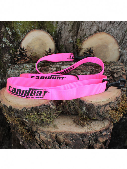 Laisse plate Hunter 3x0.3x180cm 2 mousquetons CaniHunt