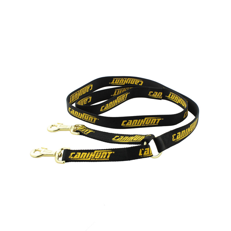 Laisse plate Hunter 3x0.3x150cm avec coupleur intégré CaniHunt