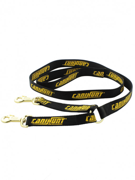 Laisse plate Hunter 3x0.3x150cm avec coupleur intégré CaniHunt