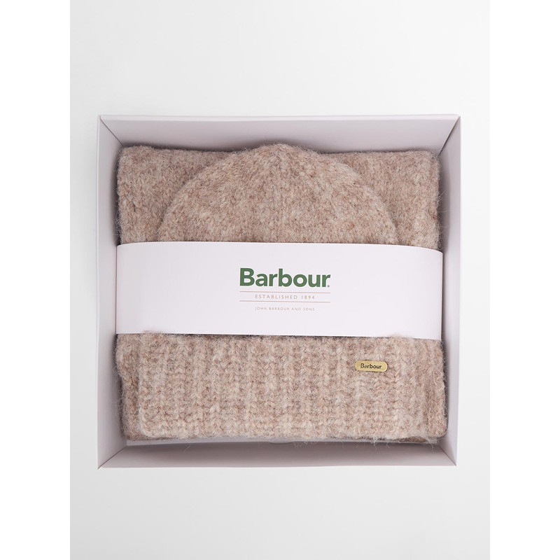 Coffret écharpe et bonnet Emmy FW26 Barbour