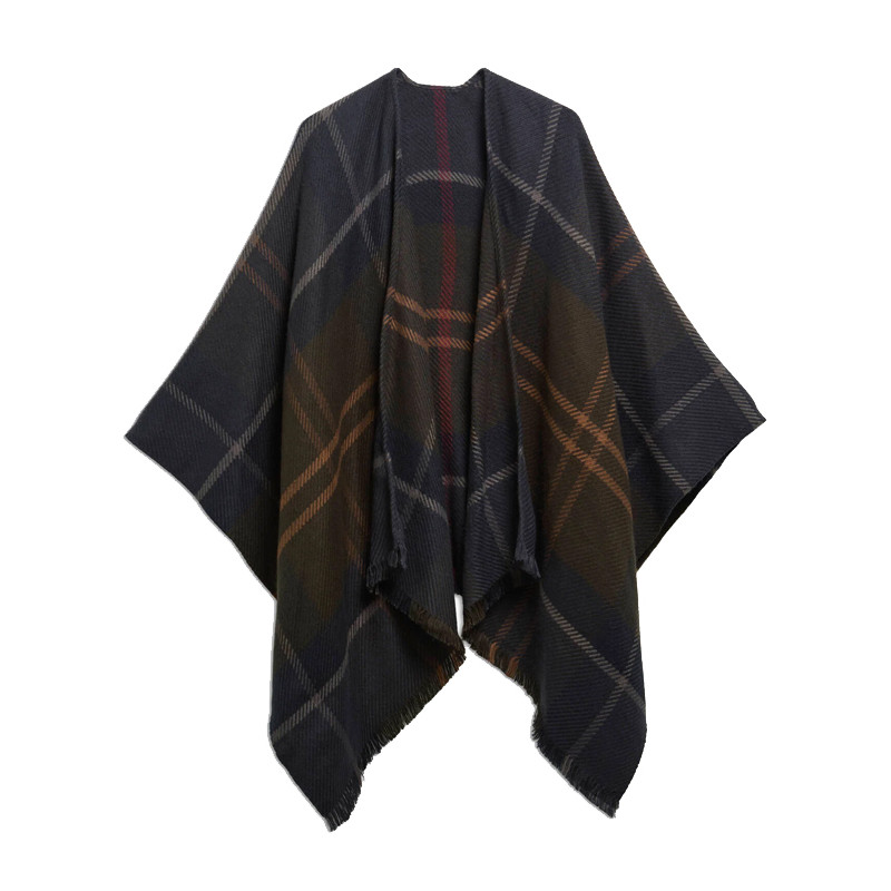 Poncho Blair Serape femme FW26 Barbour