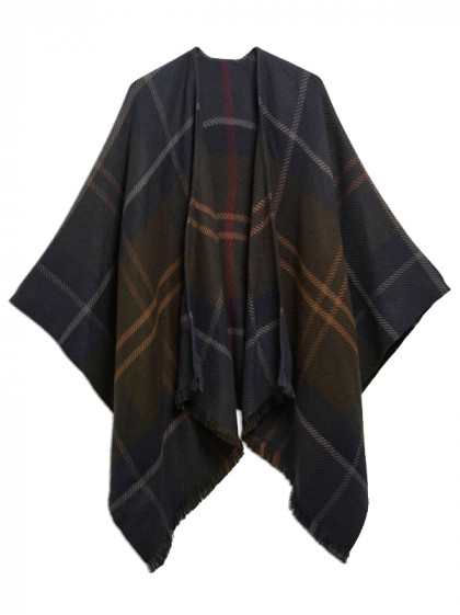 Poncho Blair Serape femme FW26 Barbour