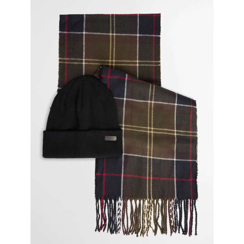 Coffret bonnet et écharpe Swinton & Galingale FW26 Barbour