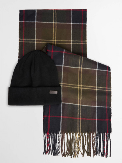 Coffret bonnet et écharpe Swinton & Galingale FW26 Barbour