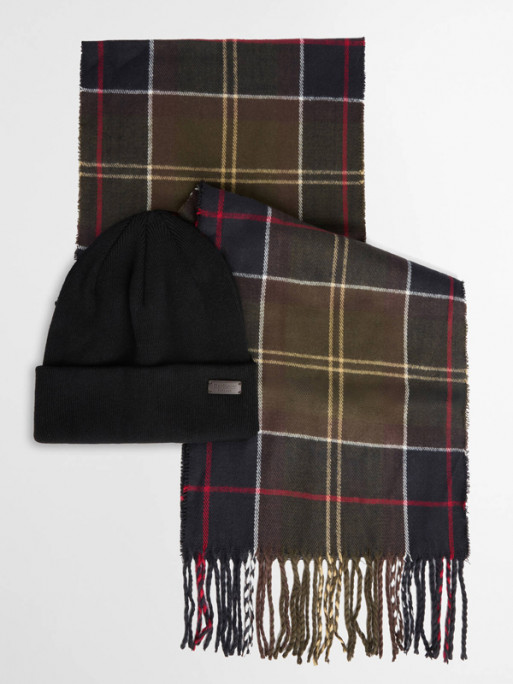 Coffret bonnet et écharpe Swinton & Galingale FW26 Barbour