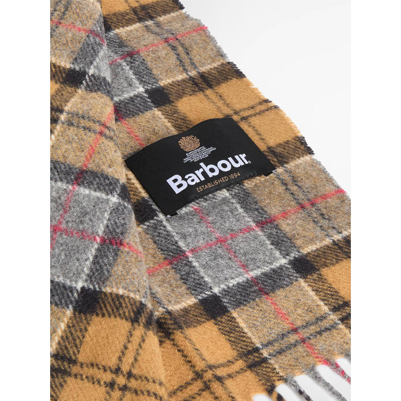 Echarpe en laine Tartan FW26 Barbour