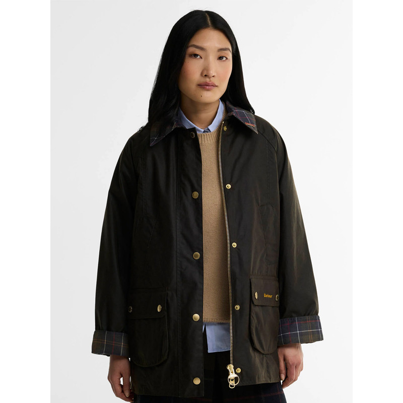 Veste cirée Icons Tartan Modern Beadnell femme FW26 Barbour