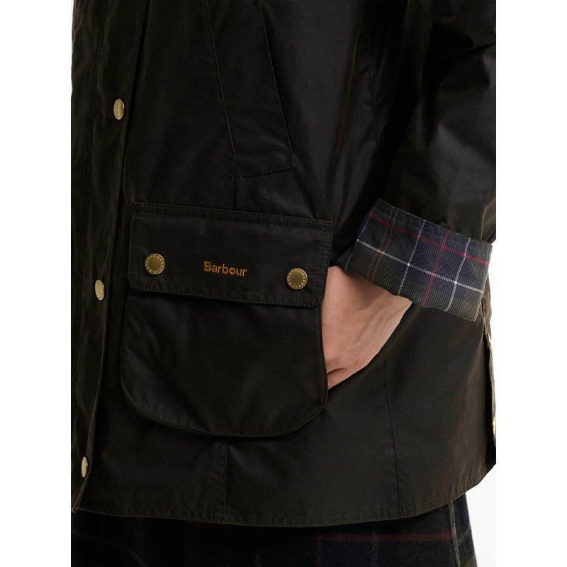 Veste cirée Icons Tartan Modern Beadnell femme FW26 Barbour