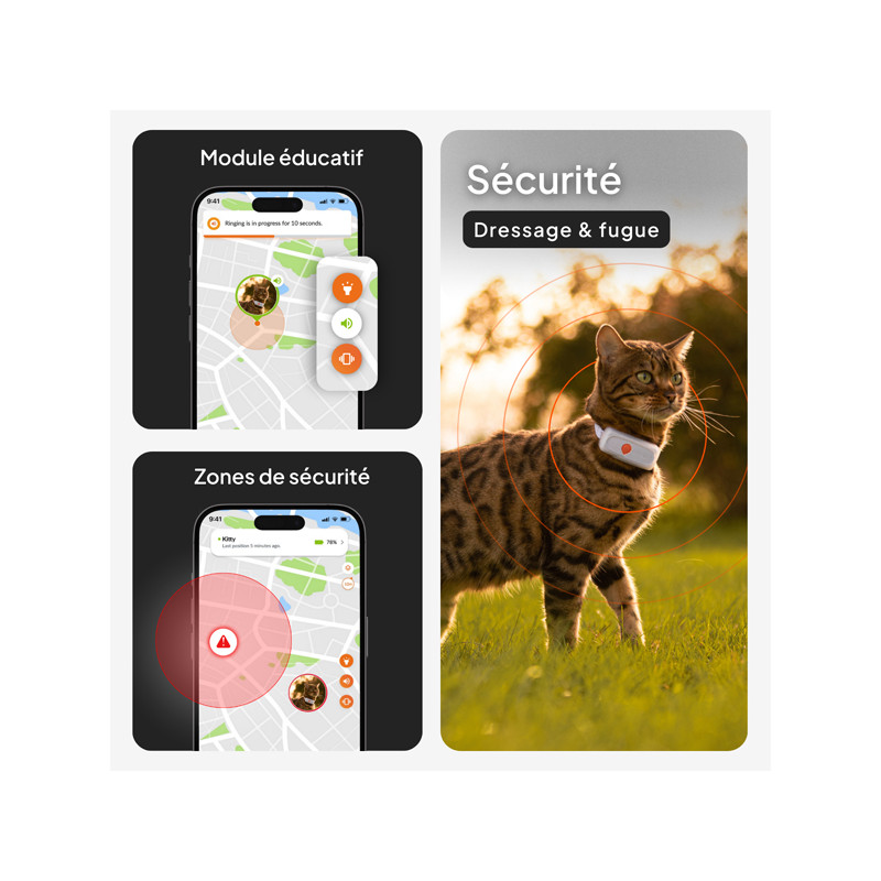 Collier Mini GPS chat Weenect