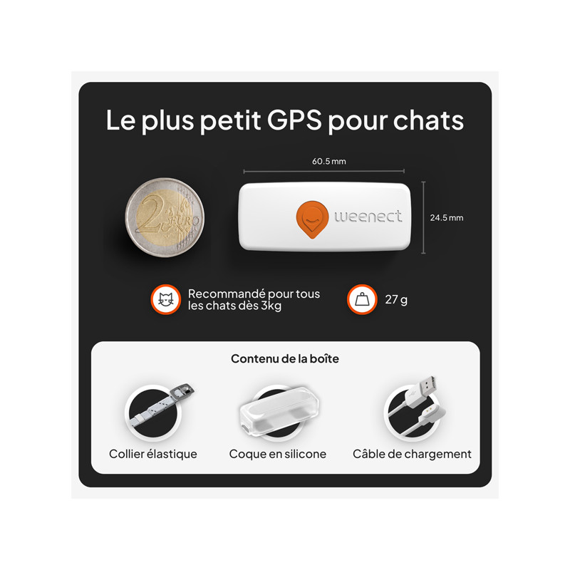 Collier Mini GPS chat Weenect