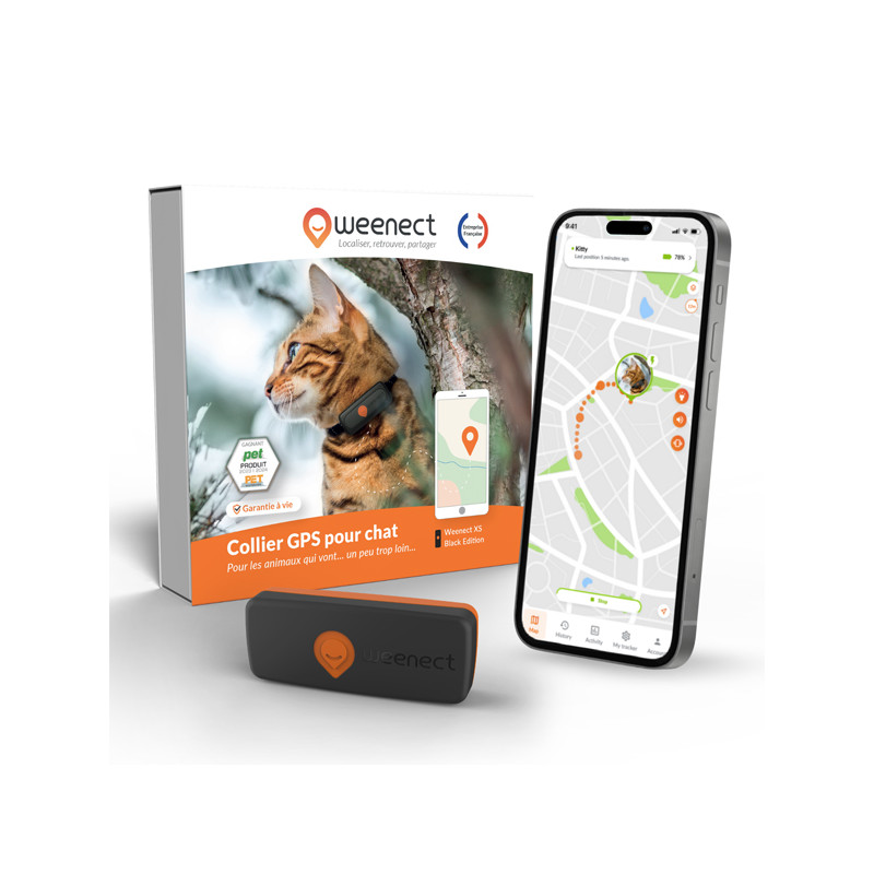 Collier Mini GPS chat Weenect