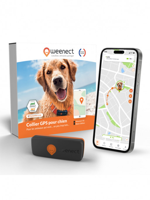 Traceur Mini GPS XS chien Weenect
