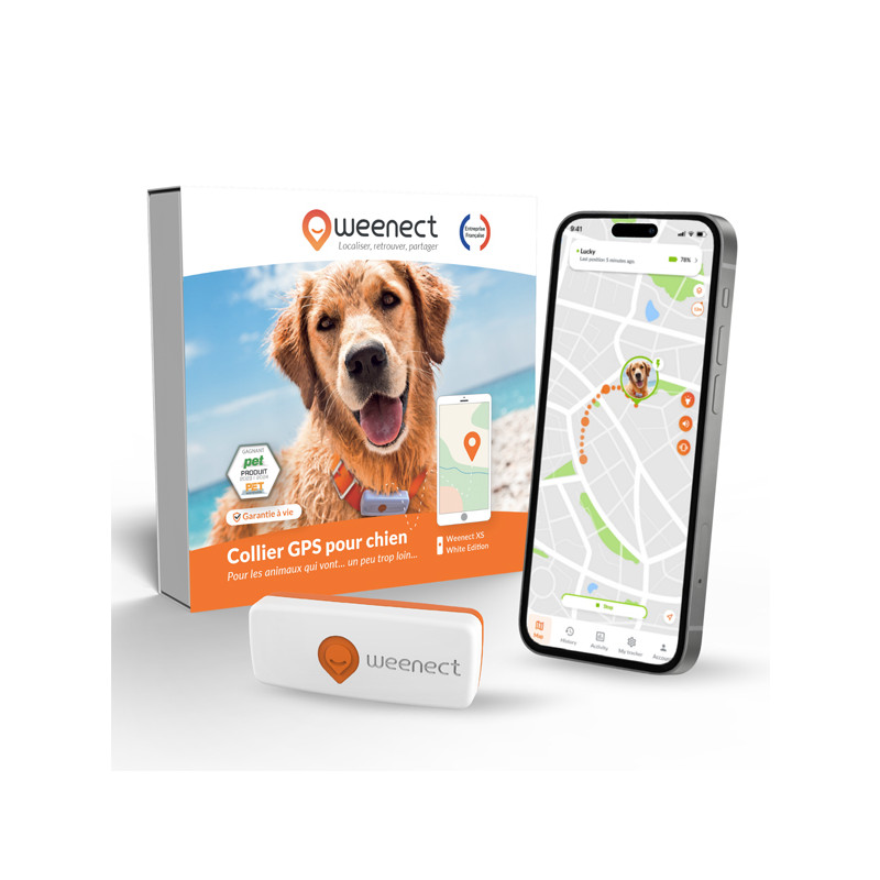 Traceur Mini GPS XS chien Weenect
