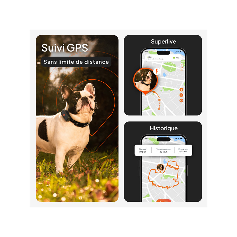 Traceur Mini GPS XS chien Weenect