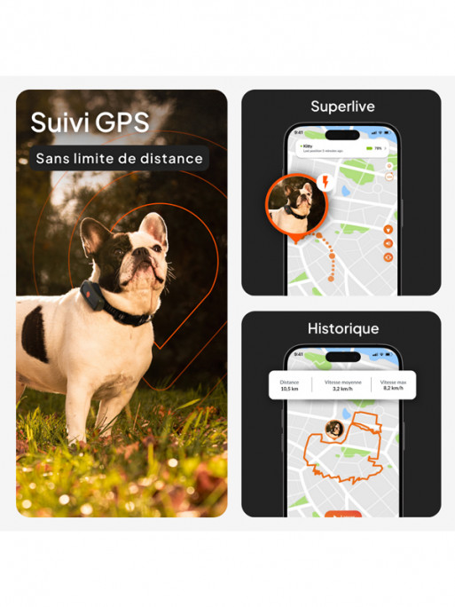 Traceur Mini GPS XS chien Weenect