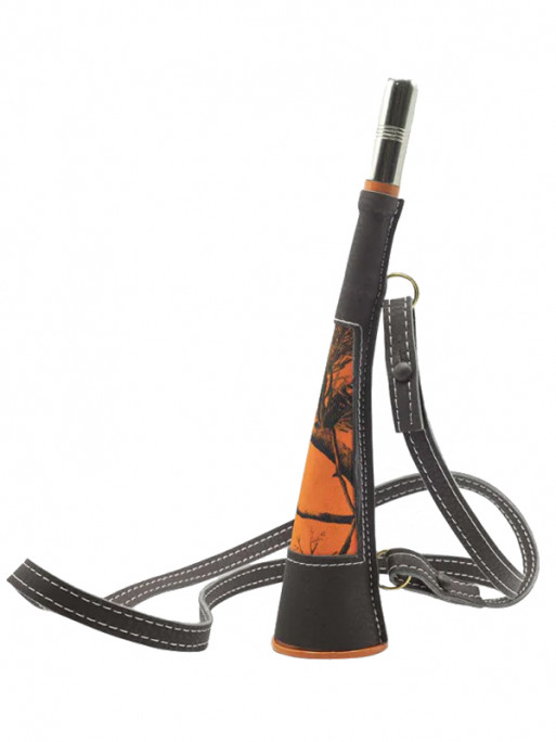 Corne pavillon laiton gainé 25cm Januel