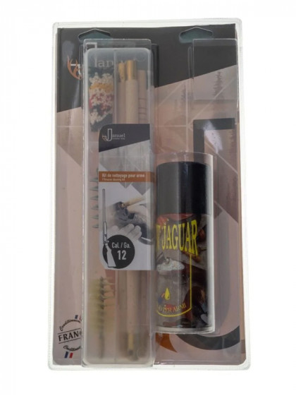 Kit de nettoyage avec huile fusil calibre 12 Januel