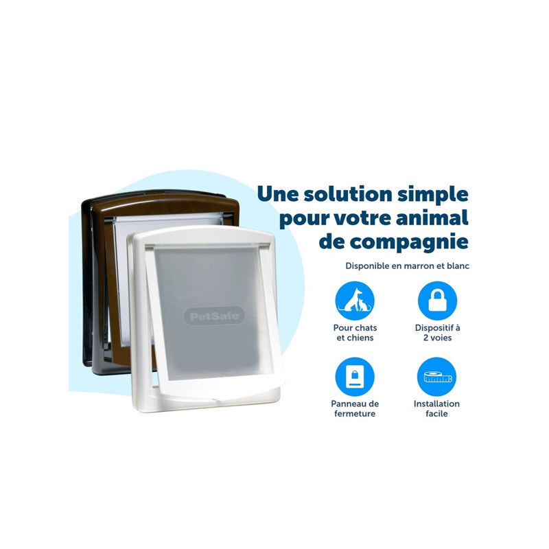 Porte Staywell 2 positions chats / petits chiens PetSafe