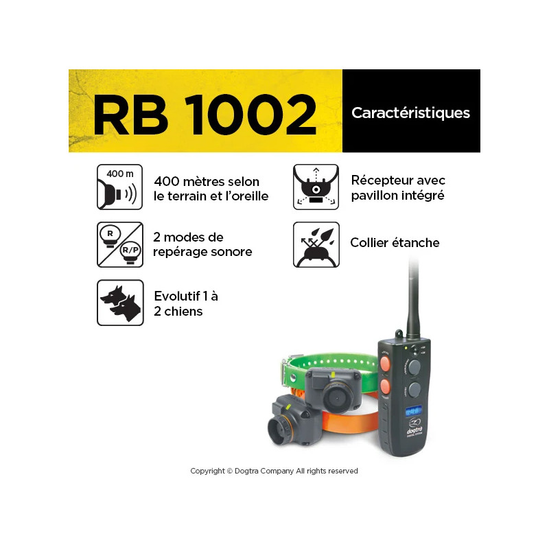 Pack de repérage RB 1002 Dogtra
