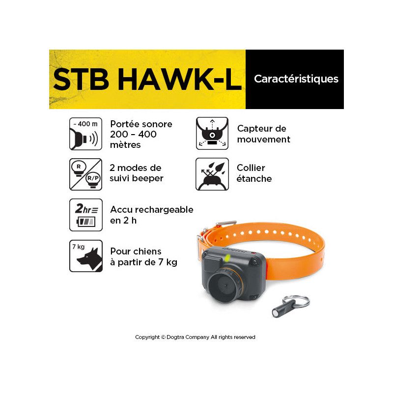 Collier de repérage StB Hawk - L Dogtra