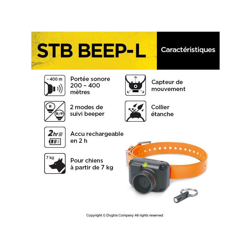 Collier de repérage StB Beep - L Dogtra
