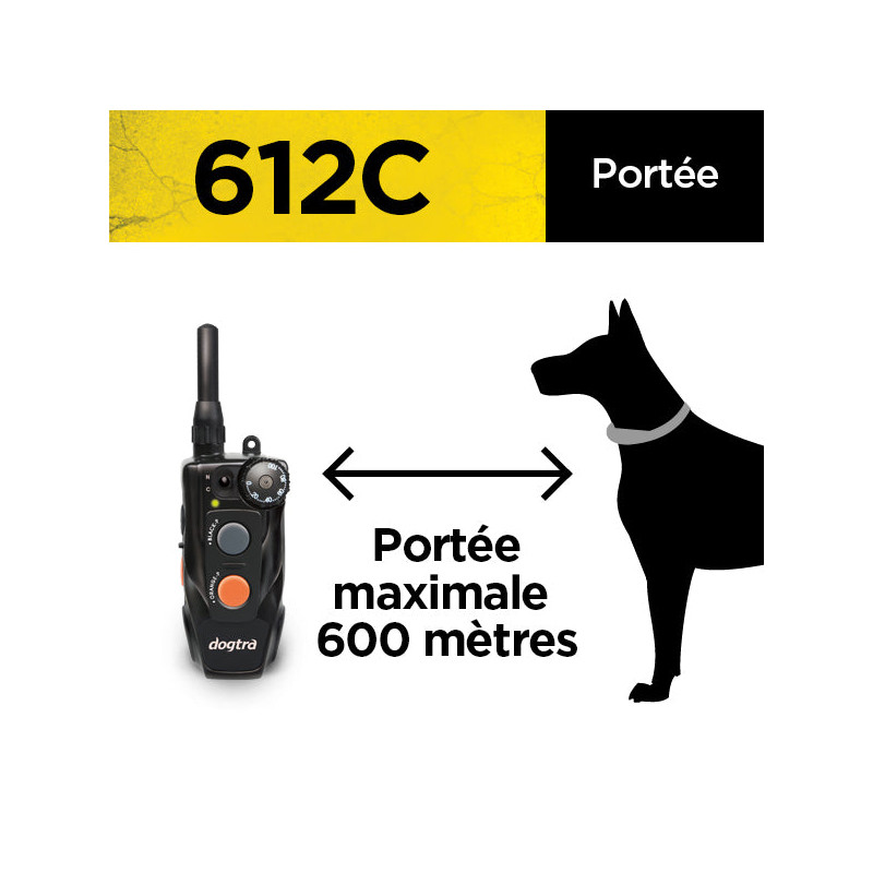 Collier de dressage 612C 2 chiens Dogtra