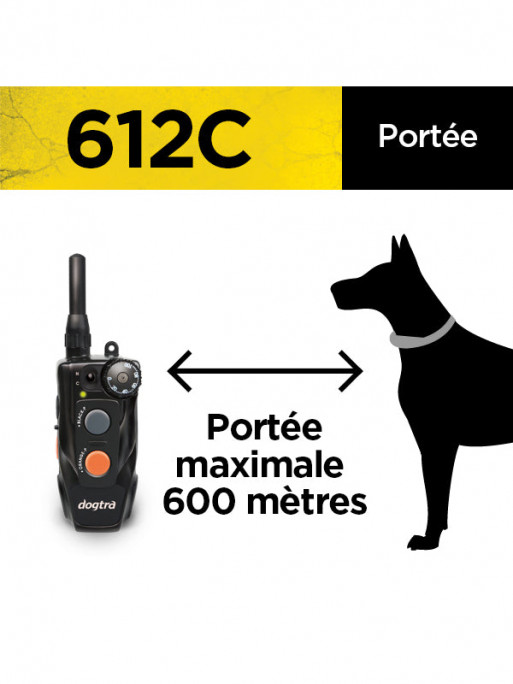 Collier de dressage 612C 2 chiens Dogtra