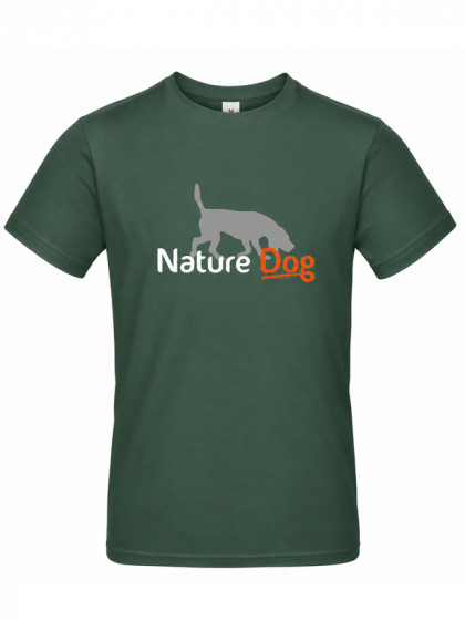 T-shirt chien avec logo femme Nature Dog