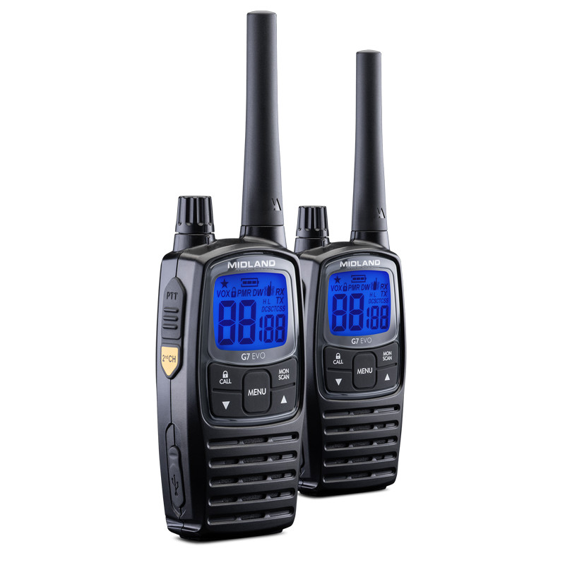 Lot de 2 Talkies-Walkies G7 Evo Midland