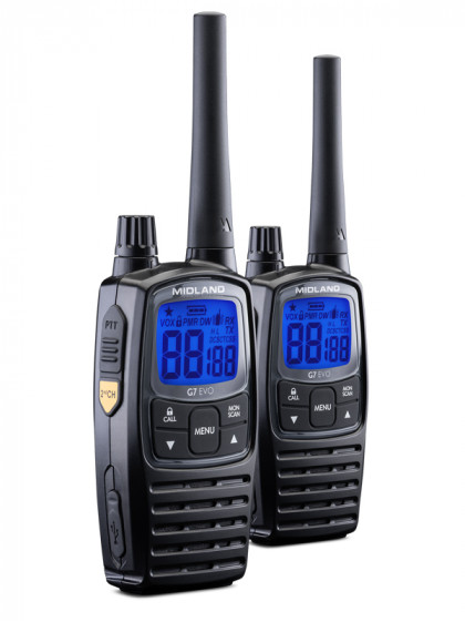 Lot de 2 Talkies-Walkies G7 Evo Midland
