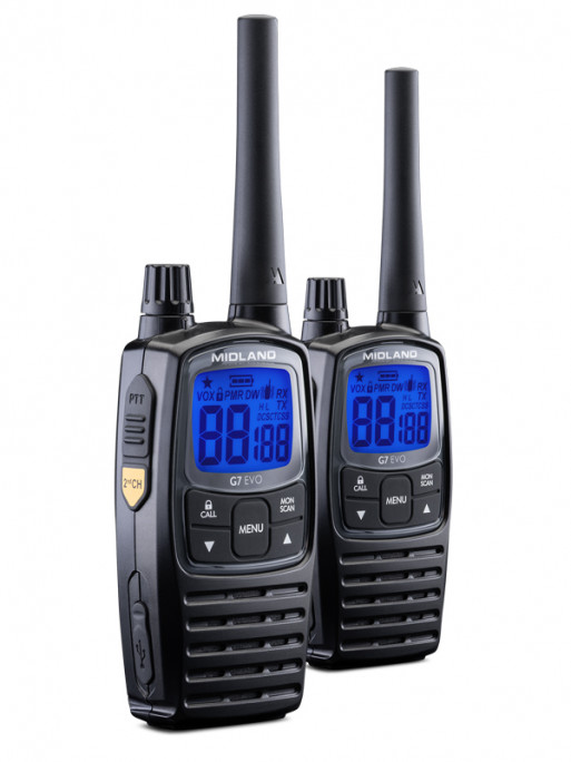 Lot de 2 Talkies-Walkies G7 Evo Midland