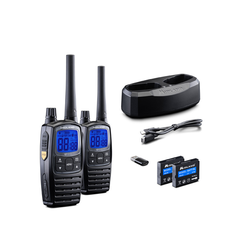 Lot de 2 Talkies-Walkies G7 Evo Midland