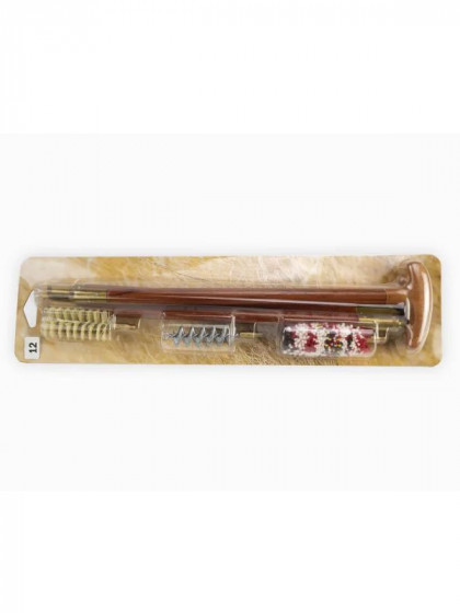 Baguette de nettoyage + 3 brosses pour fusil calibre 12 Januel