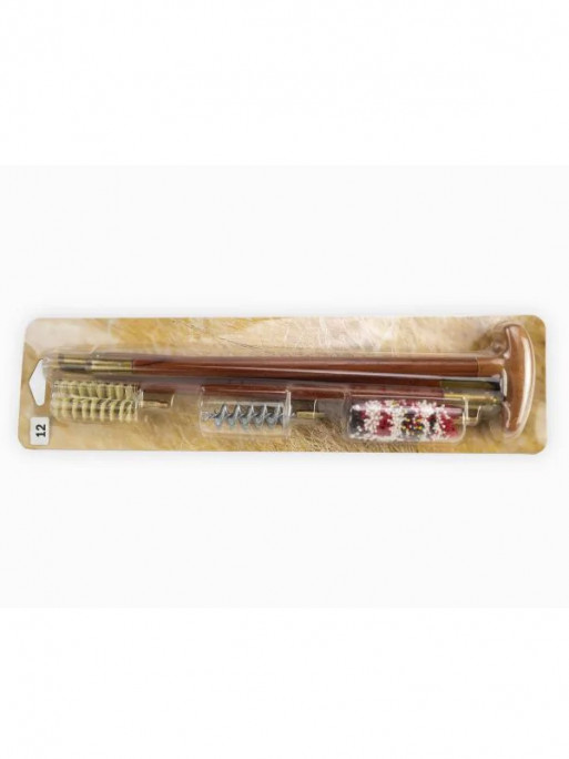 Baguette de nettoyage + 3 brosses pour fusil calibre 12 Januel