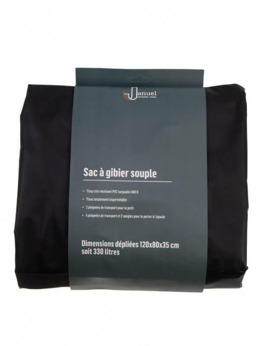Bac à gibier souple 70x50x30cm logo Januel