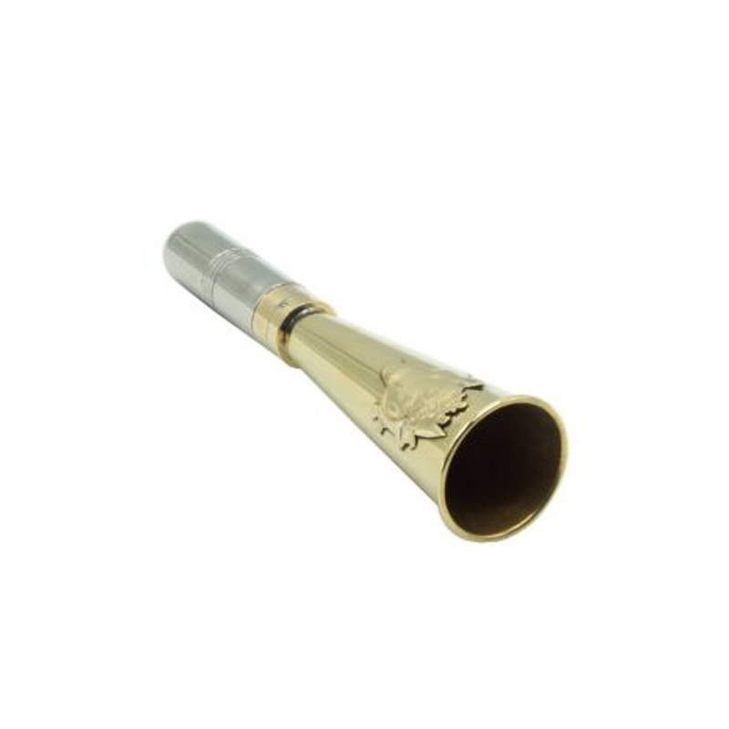 Corne d'appel laiton motif sanglier 12cm Januel