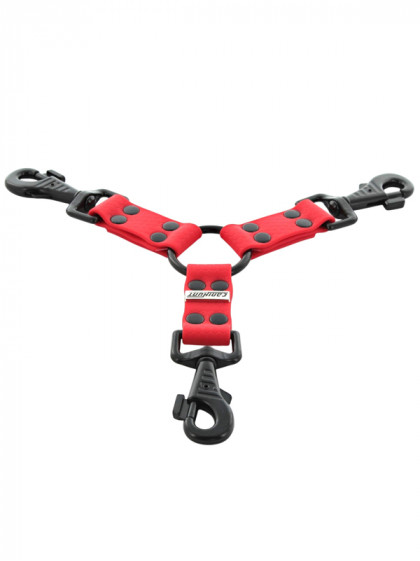 Accouple courte Hexa 3 chiens Made In France CaniHunt