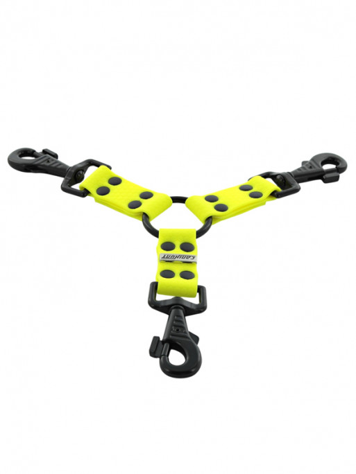 Accouple courte Hexa 3 chiens Made In France CaniHunt