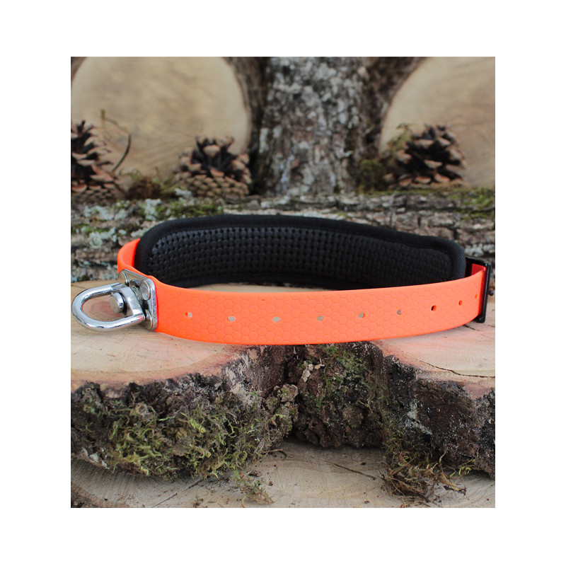 Collier PVC rembourré chien de sang Made In France CaniHunt