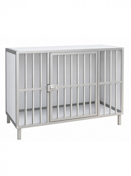 Caisse de nuit large sur pieds Braveur