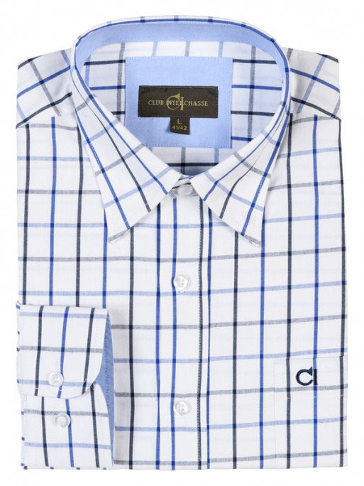 Chemise Saturne Club Kaki/Marine Interchasse