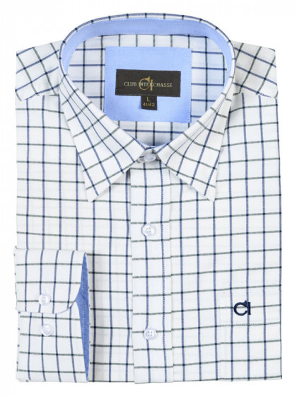 Chemise Telemaque Club Vert/Bleu Interchasse