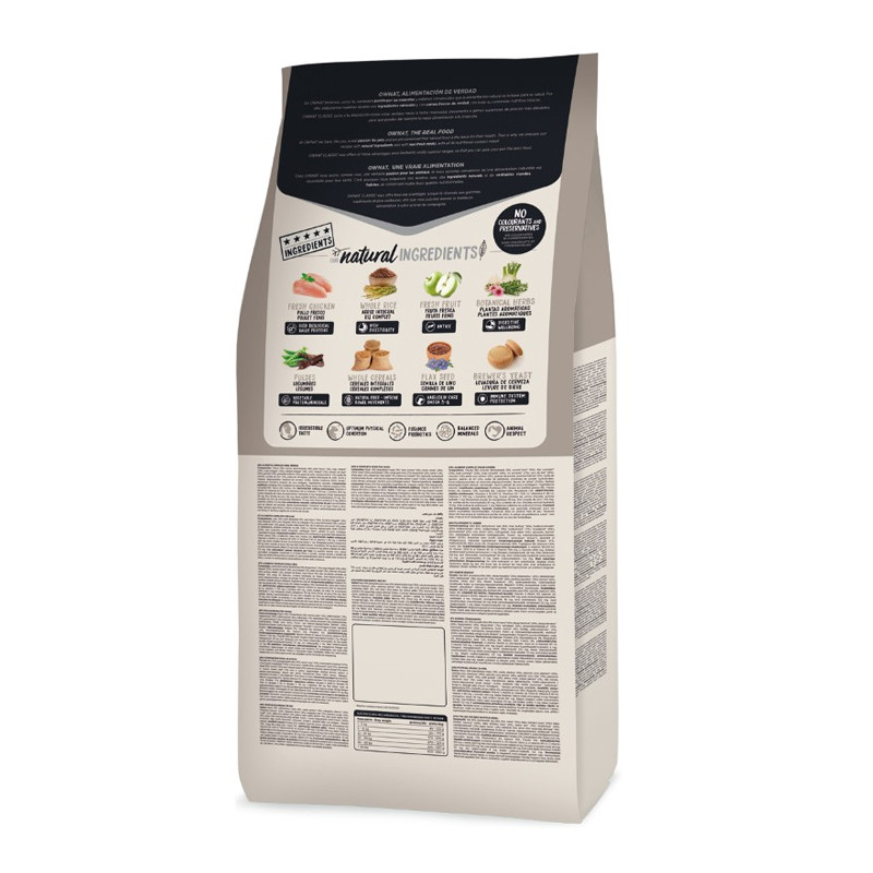 Croquettes Classic Light Ownat 20kg