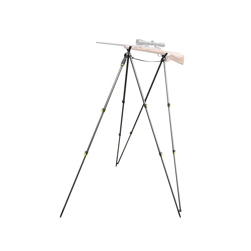 Bipied Réglable Aluminium Bipied De Tir Primos Hunting Polecat Steady Stix - Aluminium, Réglable 15-40, Léger, Pour Fusil - Réf. 65488 Stock Pro