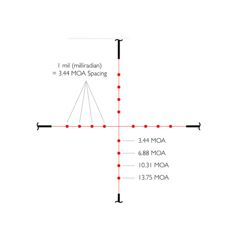 Hawke Optics Vantage IR 3-9x40 AO Mil Dot Centre